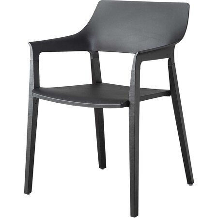 Lorell Wood Legs Stack Chairs, PK2 42959
